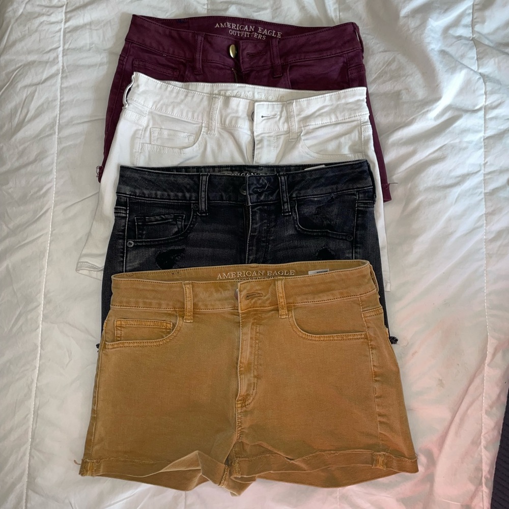 Bundle of 4 AE Shorts, size 4-8